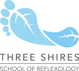 Three Shires School of Reflexology mark.